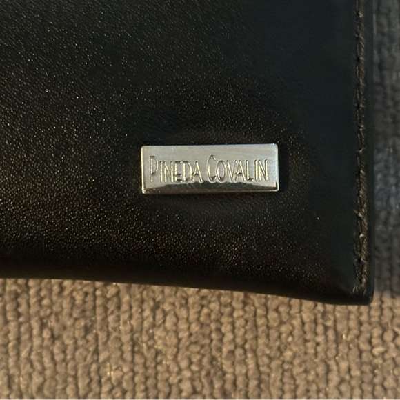 Pineda Covalin Black and Red Floral Wallet with Folk Art Design - Picture 4 of 7